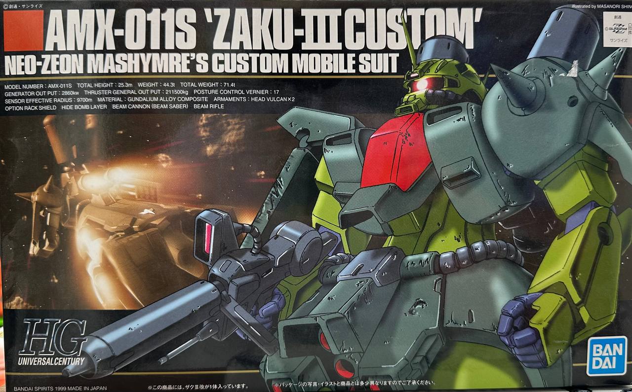 [HG] AMX-011S`ZAKU-IIICUSTOM NEO-ZEOM MASHYMRE`S CUSTOM MOBILE SUIT 