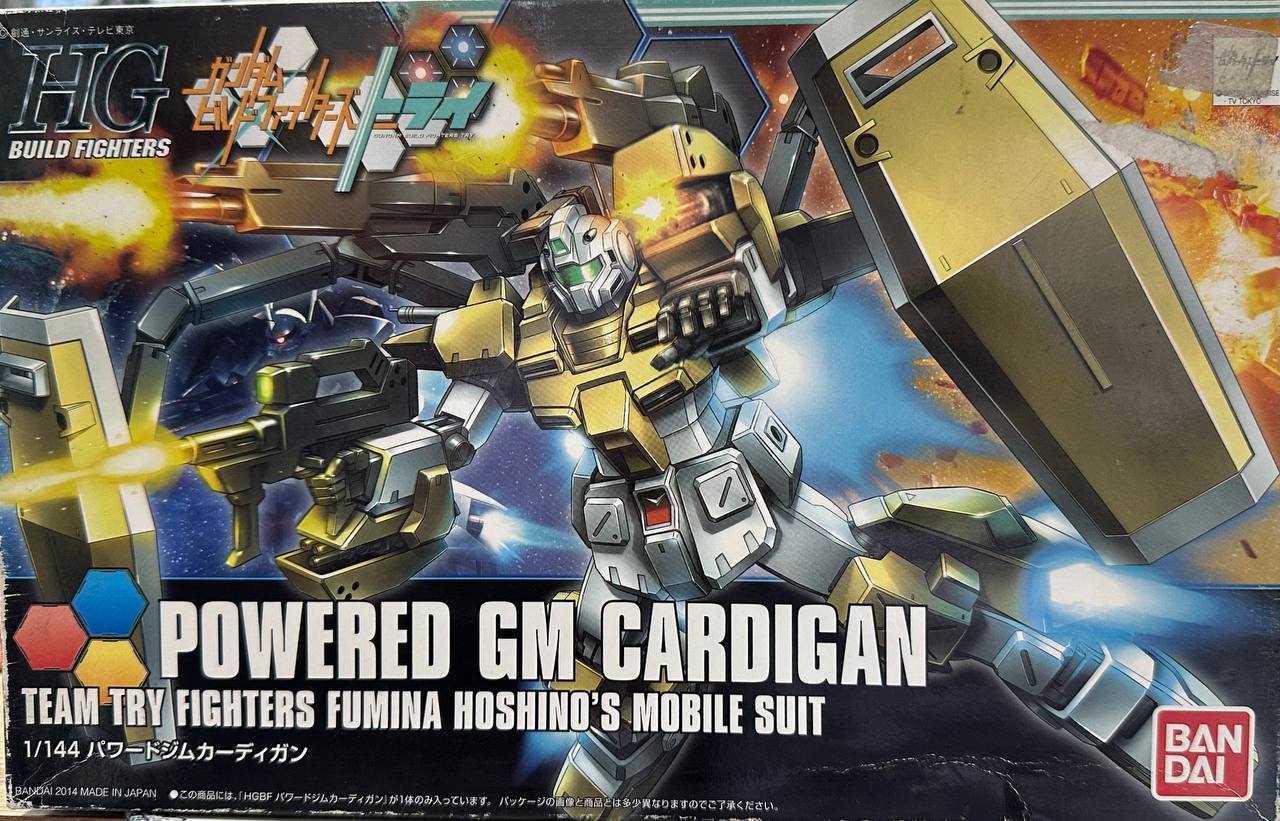 [HG] Gundam POWERED GM CARDIGAN TEAM TRY FIGHTERS FUMINA HOSHINO`S MOBILE SUIT 