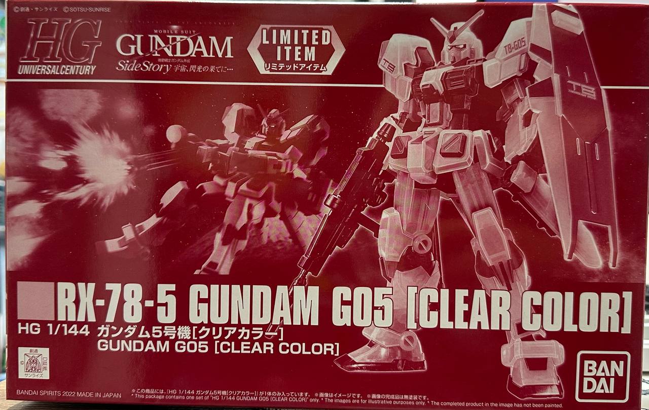 [HG] Gundam RX-78-5 G05 (Clear Color)