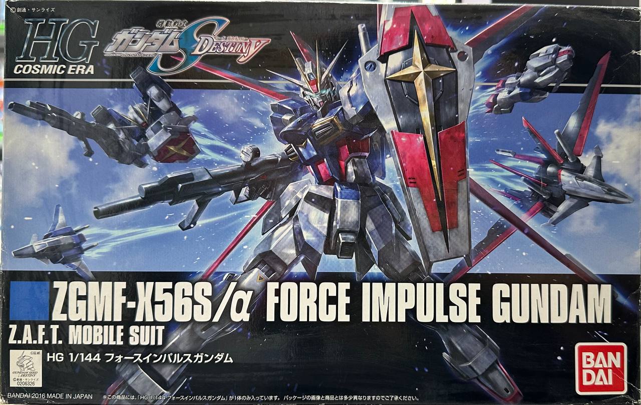 BANDAI 0206326, 1/144 HG S DESTINY ZGMF-X56S/A FORCE IMPULSE GUNDAM MODEL KIT