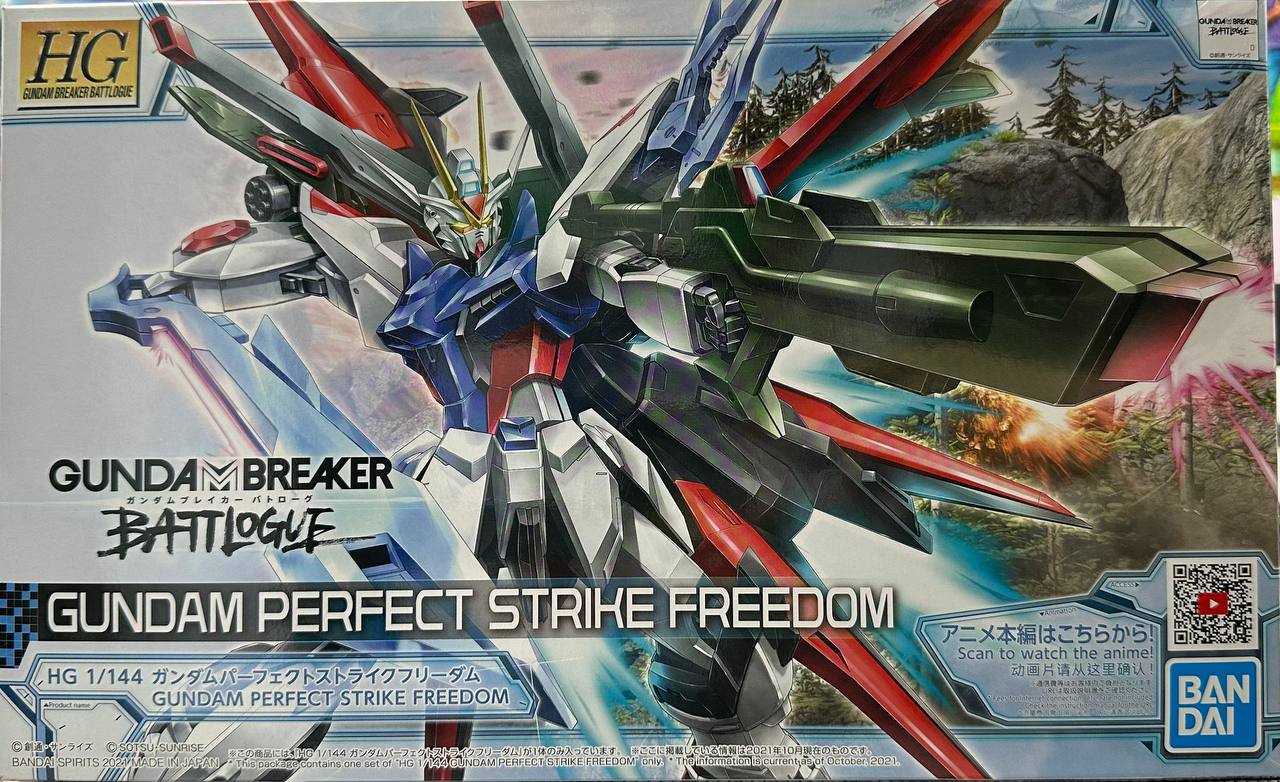 Gundam Breaker Battlogue Bandai HG Perfect Strike Freedom Model Kit 1/144 