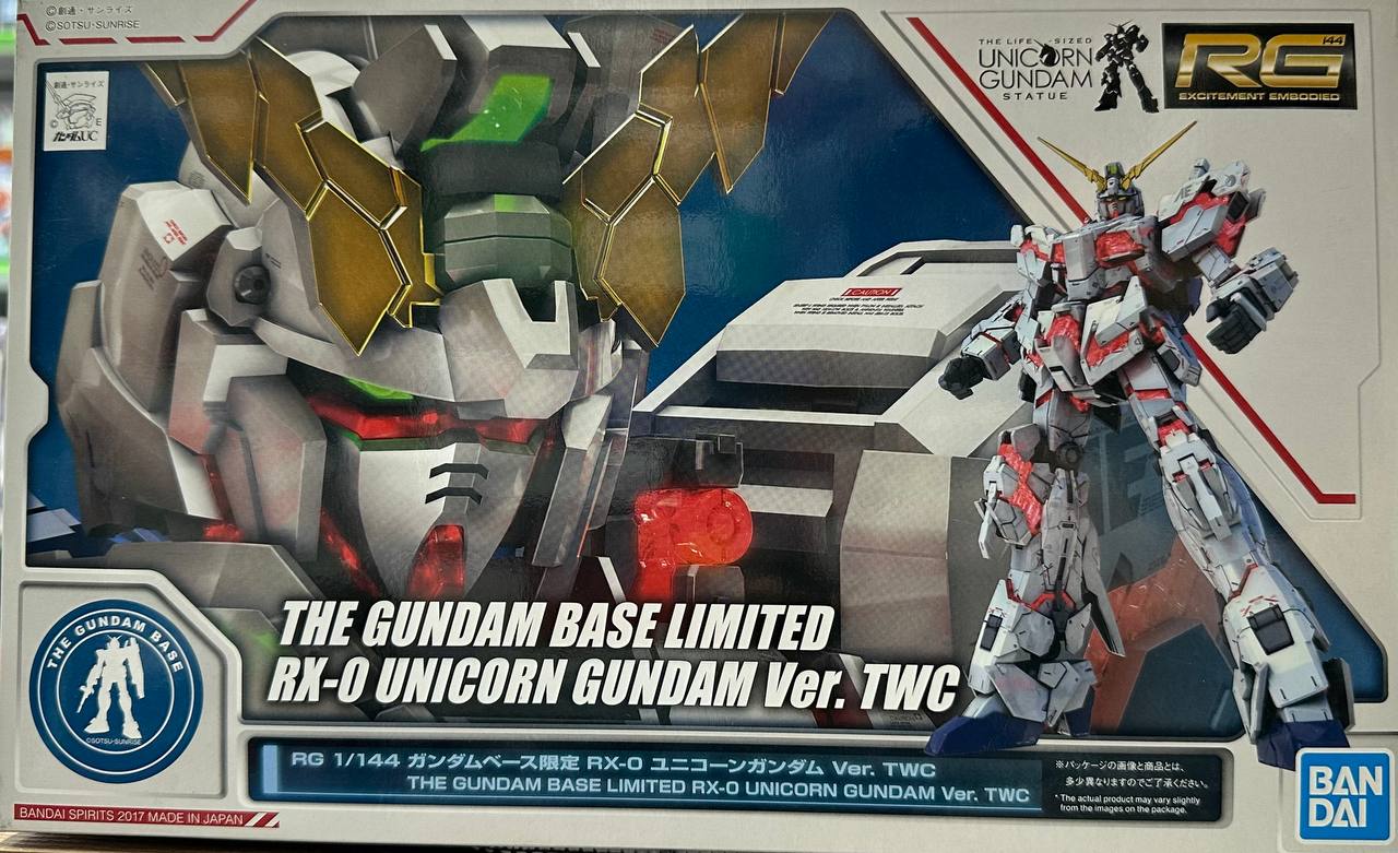 [RG]THE GUNDAM BASE Limited RG 1/144 RX-0 Unicorn Gundam ver.TWC 