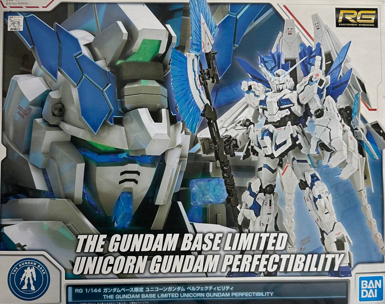 [RG] THE GUNDAM BASE LIMITED UNICORN GUINDAM PERFECTCTIBILITY