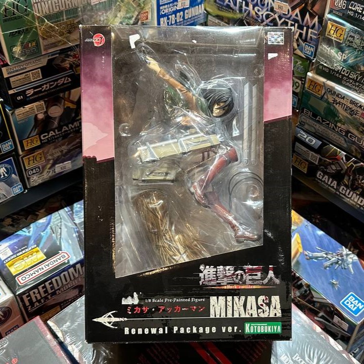 [Attack on Titan] Mikasa Ackerman (Renewal Package Ver.) [Kotobukiya]