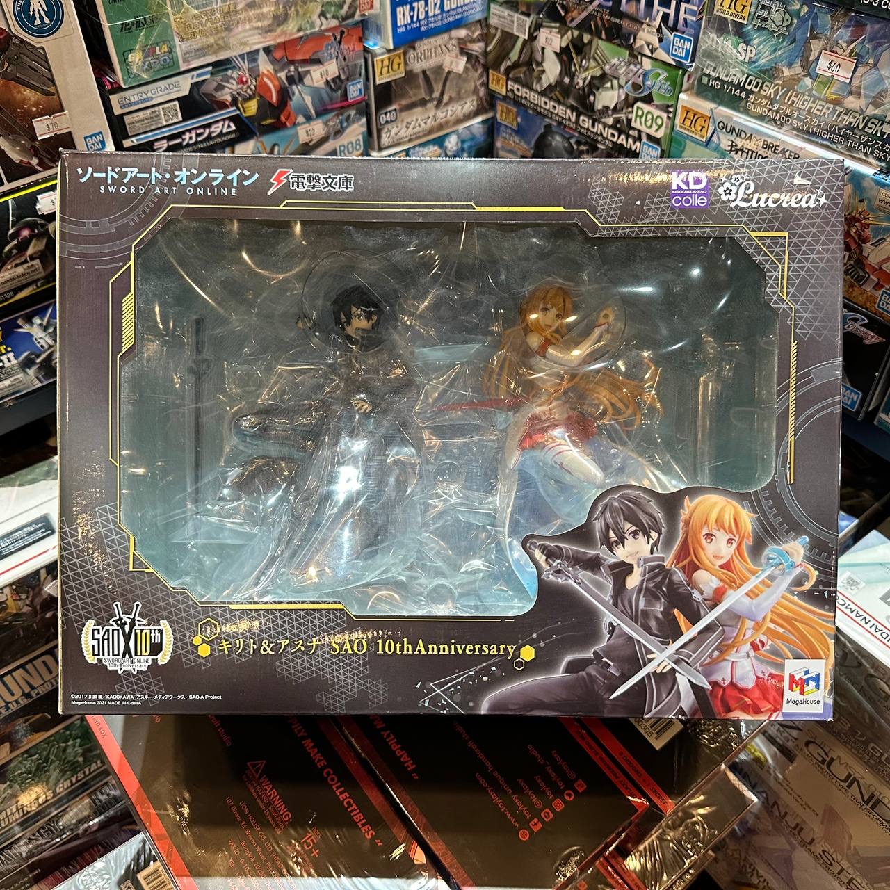 [Sword Art Online] Asuna Kirito Figures 10th Anniversary Megahouse Lucrea