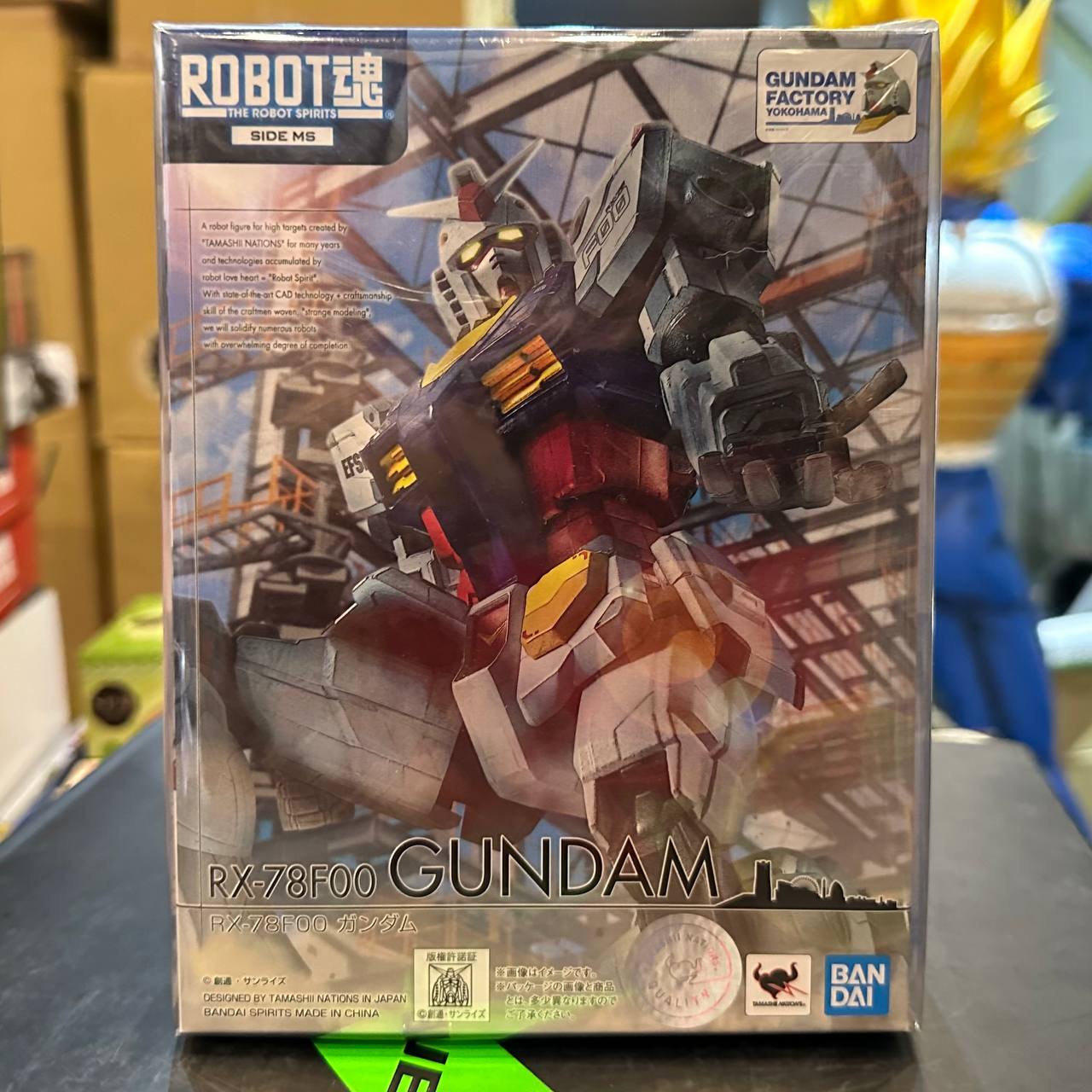 [Combo] Robot Spirits RX-78F00 (Gundam Factory Yokohama Expo) + Tamashii Stage Act. G-Dock