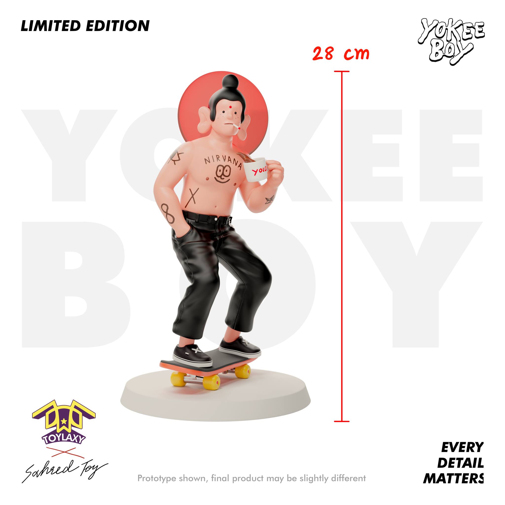 Yokee Boy Collectible Figure Limited Edition By Sahred Toy x TOY LAXY