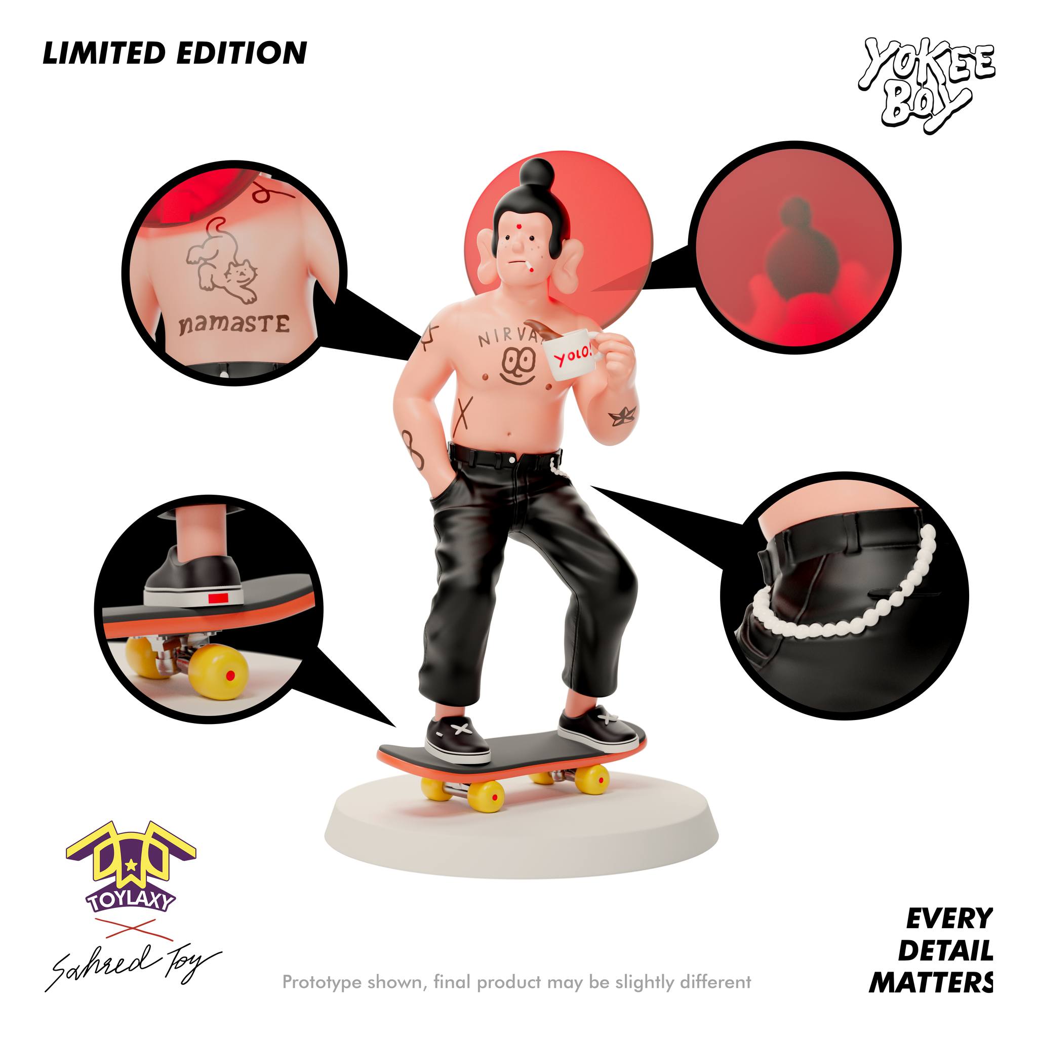 Yokee Boy Collectible Figure Limited Edition By Sahred Toy x TOY LAXY