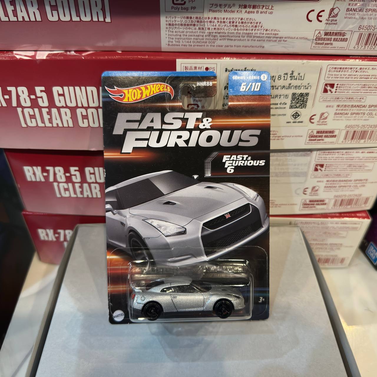 [Hot Wheels] Nissan GTR (Silver) [Fast & Furious-Fast & Furious 6]