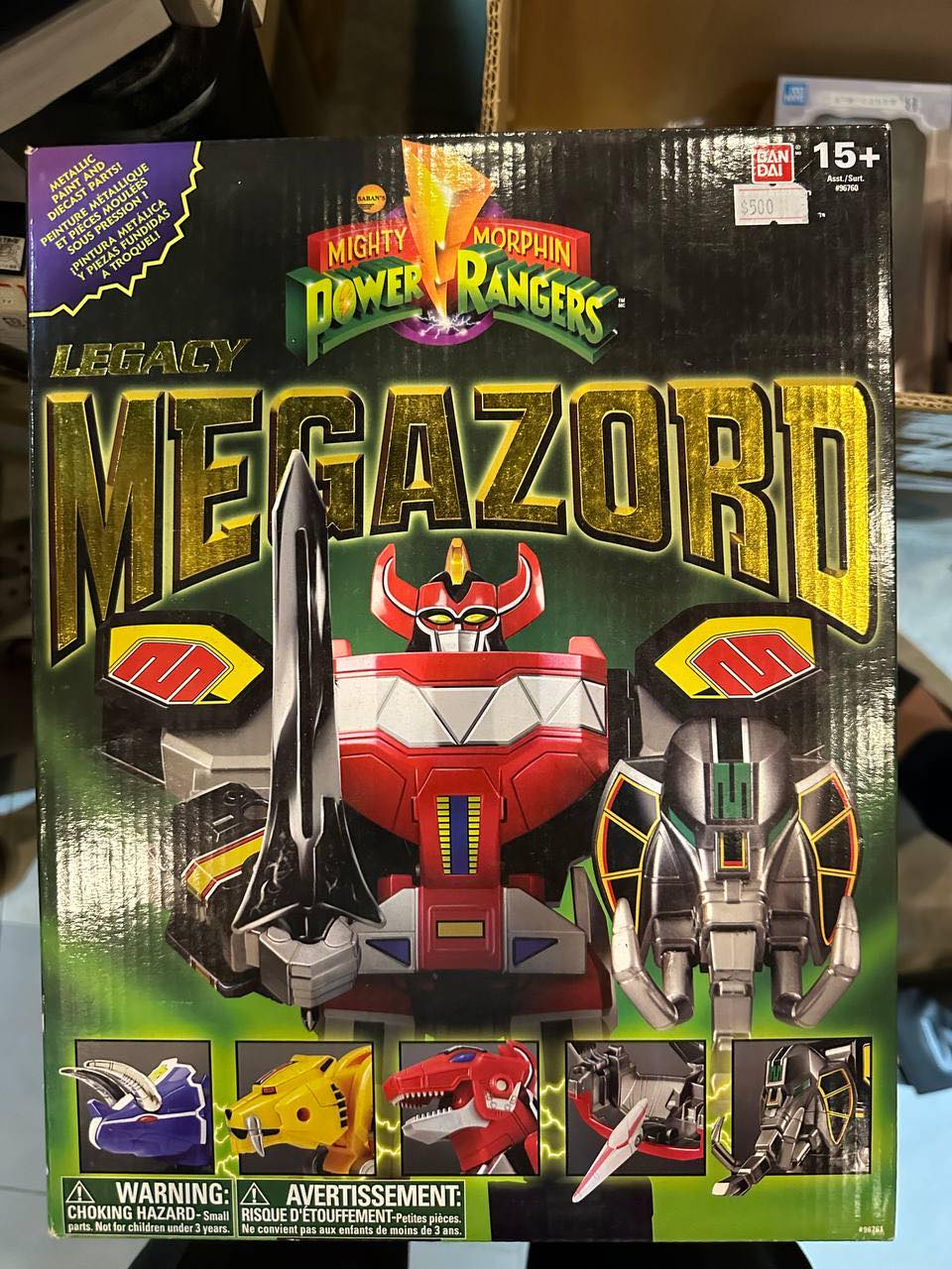 MIGHTY MORPHIN POWER RANGERS LEGACY MEGAZORD