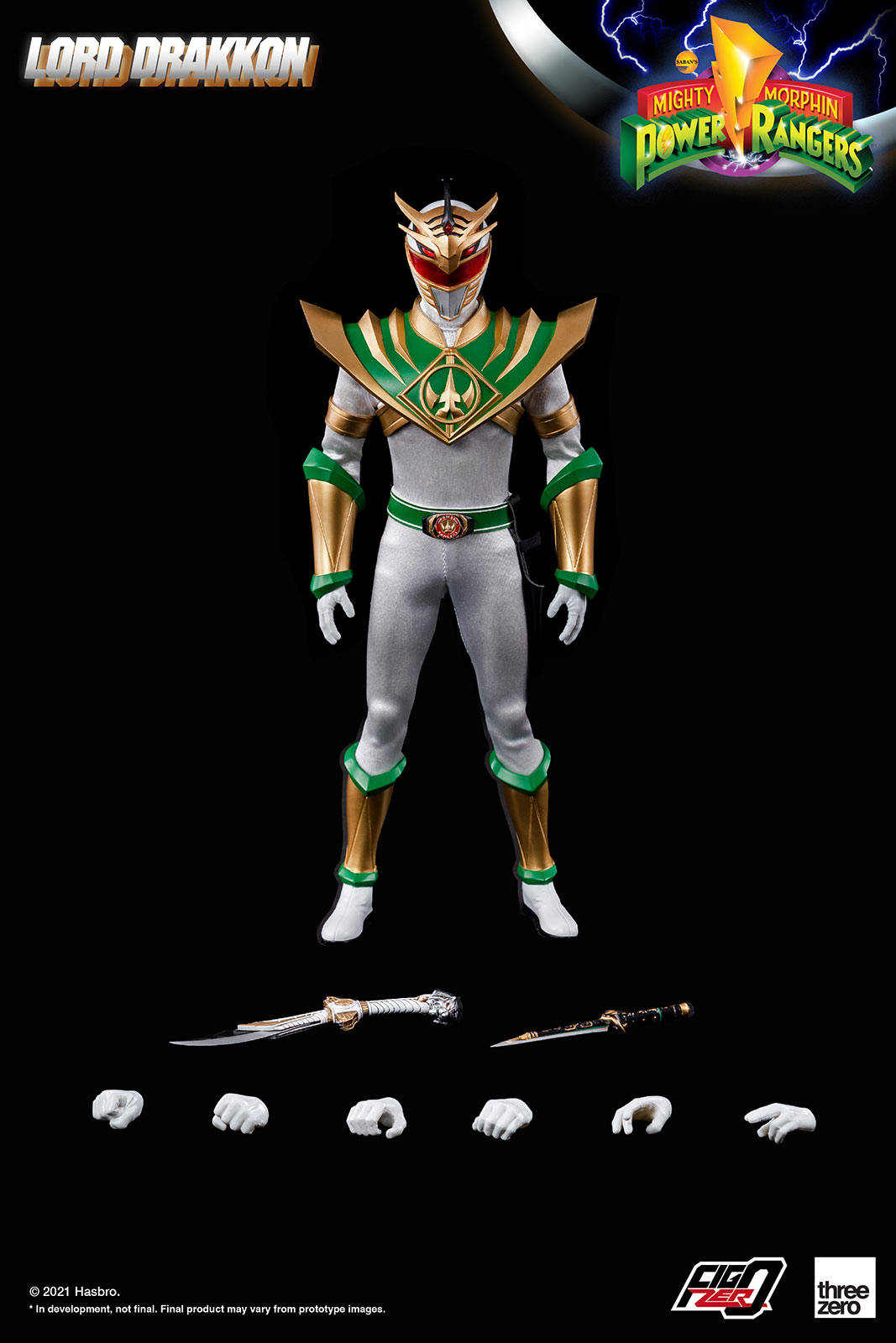 [Super Sentai] Threezero Mighty Morphin Power Rangers - Lord Drakkon  1/6 Action Figure