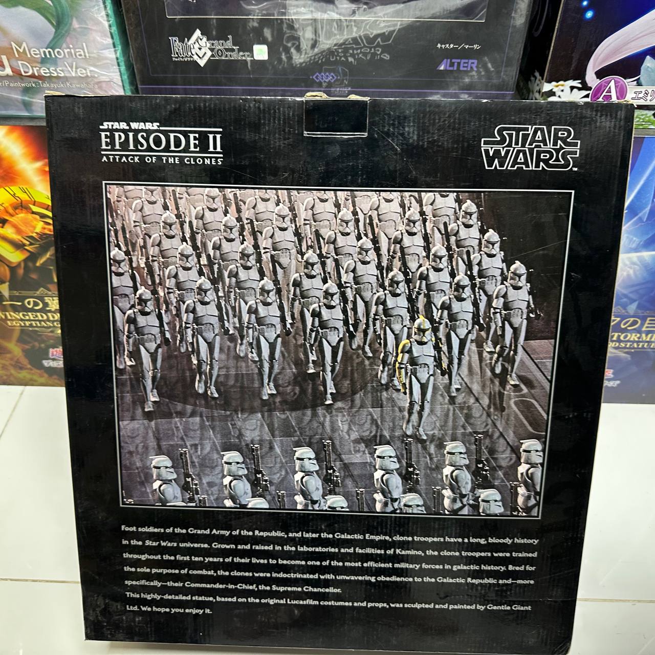 Star Wars Gentle Giant Clone Wars 2012 Deluxe Clone Trooper Statue New In Box