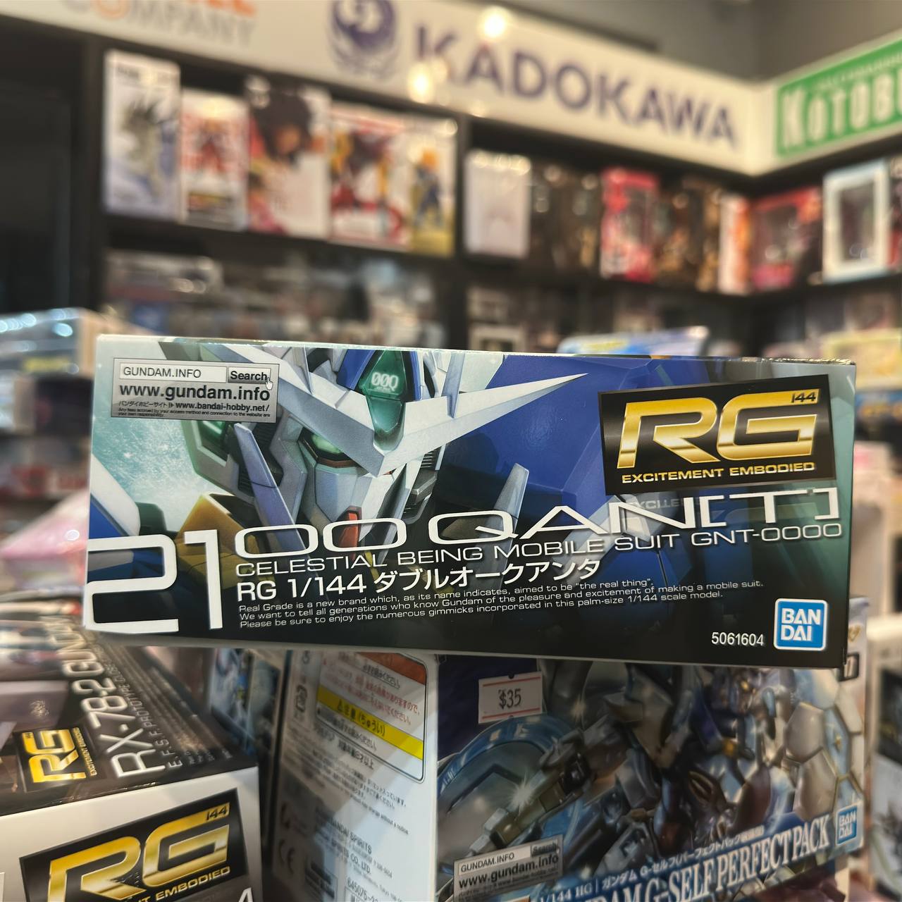 Bandai RG 1/144 Gundam 00 QAN T