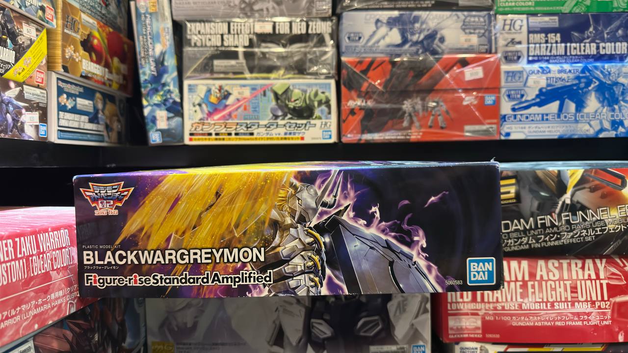 Bandai Digimon Black Wargreymon Amplified Figure-rise Standard Model Kit