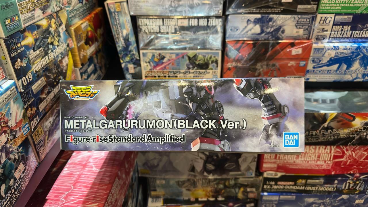 Bandai Digimon Metal Garurumon Amplified Figure-rise Standard Model Kit