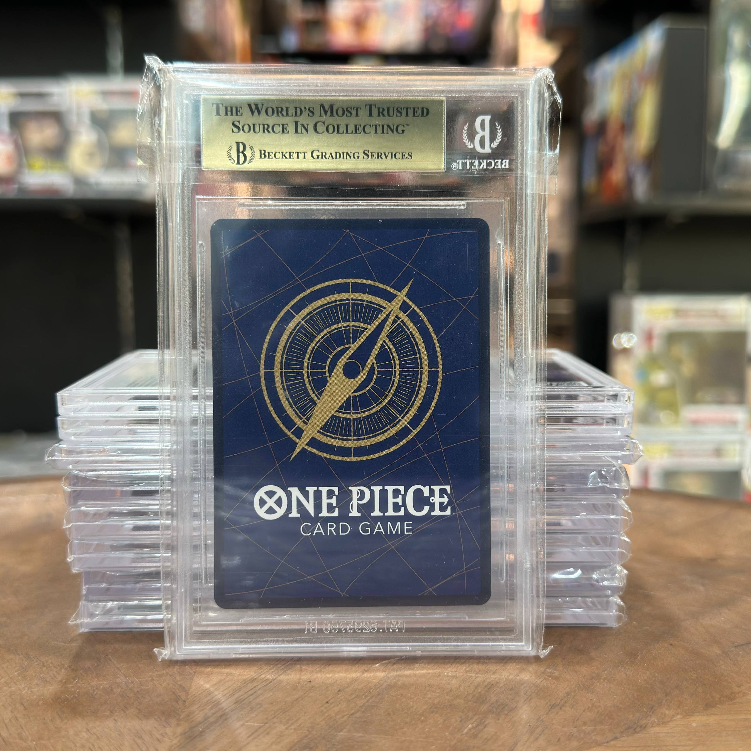 2022 One Piece Shanks Japanese Romance Dawn SEC OP01-120 TCG GEM MINT BGS 9.5