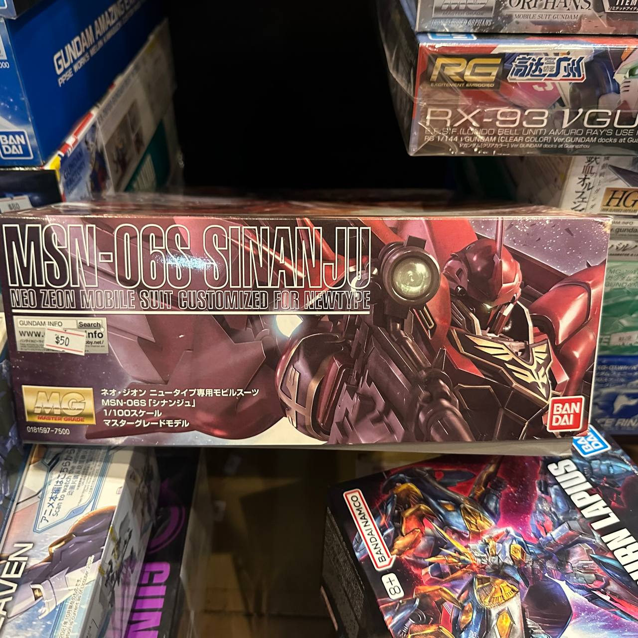 BANDAI MG 1/100 MSN-06S SINANJU