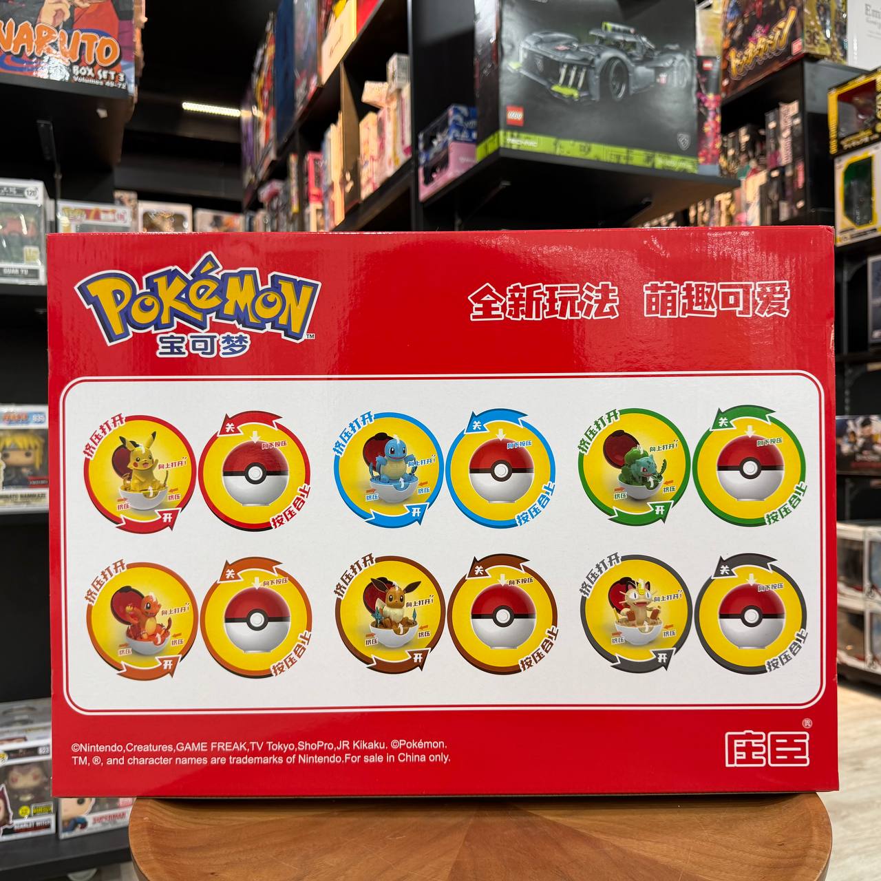 Pokemon Deluxe Pokeball Jump 6pcs