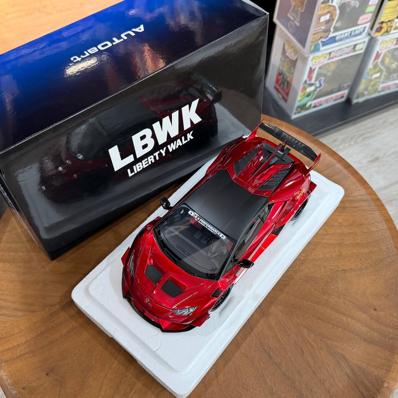 1:18 AUTOart Lamborghini Huracan GT LB-SILHOUETTE Works 2019 hyper red