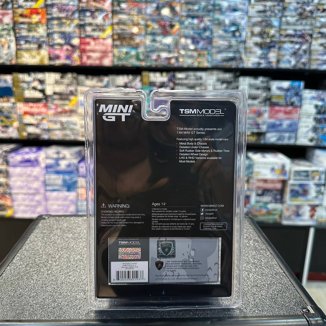 Mini GT Lamborghini Huracan LB-WORKS ver. 2 Mad Mike NIMBUL #967 1/64